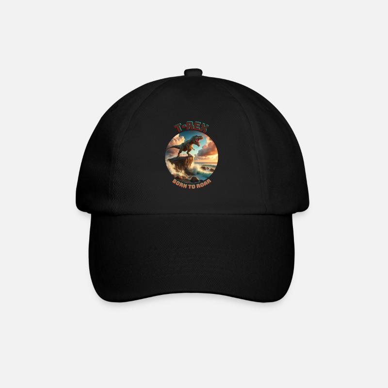 T Rex11 - Baseball Cap - black/black