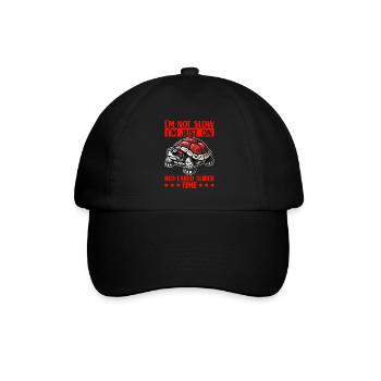 Turtle Red-eared Turtle - Baseball Cap - black/black - Front
