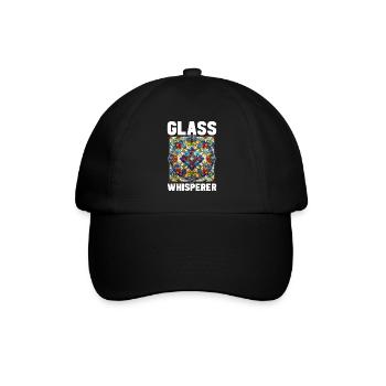 Buntglaskünstler Buntglaskunst - Baseballkappe - Schwarz/Schwarz - Vorne