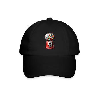 Machine à chewing-gum Machine à chewing-gum - Casquette classique - noir/noir - Devant