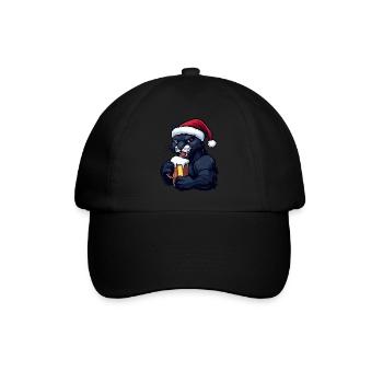 Panther Christmas Beer - Baseball Cap - black/black - Front