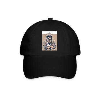 Bruddler - Baseballkappe - Schwarz/Schwarz - Vorne