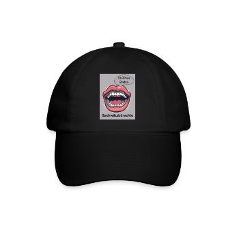 Gschwätzbürschle - Baseballkappe - Schwarz/Schwarz - Vorne