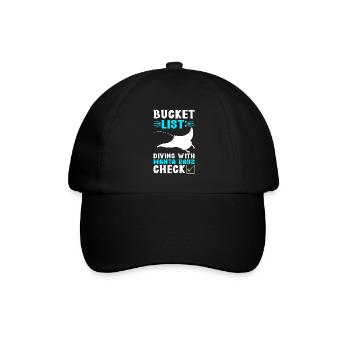 Manta Rays Great Manta Sea Creatures - Baseball Cap - black/black - Front