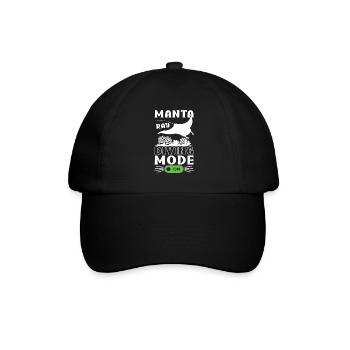 Manta Rays Great Manta Sea Creatures - Baseball Cap - black/black - Front