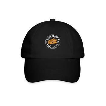 Lactose intolerance Lactose intolerant - Baseball Cap - black/black - Front