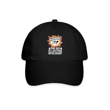 Intolérance au lactose Intolérance au lactose - Casquette classique - noir/noir - Devant
