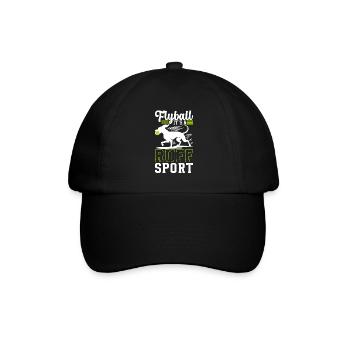 Flyball Sports canins - Casquette classique - noir/noir - Devant