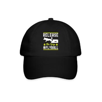 Flyball Sports canins - Casquette classique - noir/noir - Devant