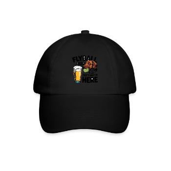 Flyball Sports canins - Casquette classique - noir/noir - Devant