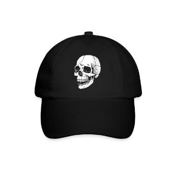 Crâne - Casquette classique - noir/noir - Devant