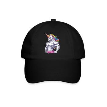 Licorne de gymnase - Casquette classique - noir/noir - Devant