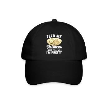 Pelmeni Russian Cuisine - Baseball Cap - black/black - Front