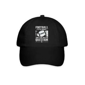 football américain - Casquette classique - noir/noir - Devant