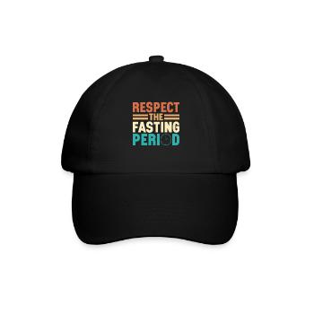 Intermittent fasting Intermittent fasting - Baseball Cap - black/black - Front
