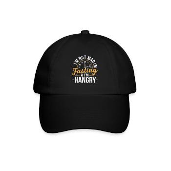Intermittent fasting Intermittent fasting - Baseball Cap - black/black - Front