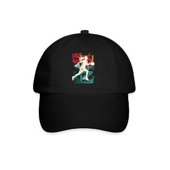 basket-ball femme basketteur joueur de basket-ball - Casquette classique - noir/noir - Devant