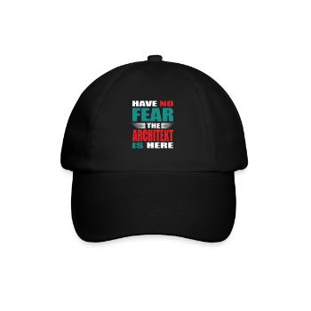 N’ayez crainte, l’Architekt est là Tenue - Casquette classique - noir/noir - Devant
