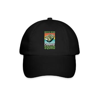 Casserole de haricots verts - Casquette classique - noir/noir - Devant