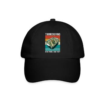 Casserole de haricots verts - Casquette classique - noir/noir - Devant