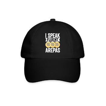 Venezuelan Arepas - Baseball Cap - black/black - Front