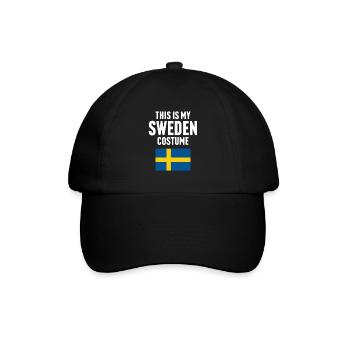 This my Sweden costume - Baseball Cap - black/black - Front
