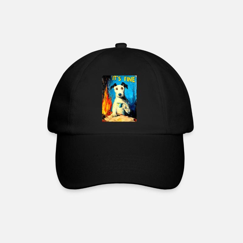 « C’est bien » de van Gogh - Casquette classique - noir/noir