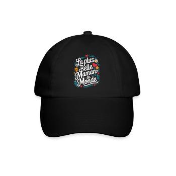 The Most Beautiful Mom in the World - Baseball Cap - black/black - Front