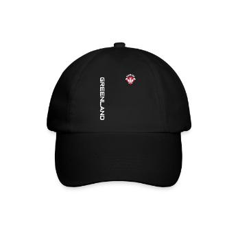GRÖNLAND DÄNEMARK | SEIT 1814 - Baseballkappe - Schwarz/Schwarz - Vorne