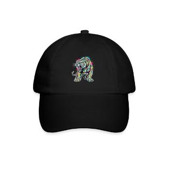 Neon Tiger Artistic Force - Baseball Cap - black/black - Front
