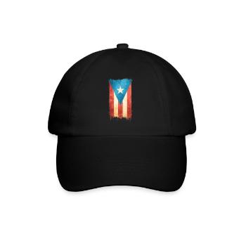 Puerto Rico - Baseball Cap - black/black - Front