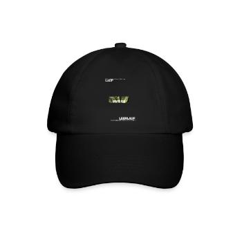 Decisions – Leaf Green Motif - Baseball Cap - black/black - Front