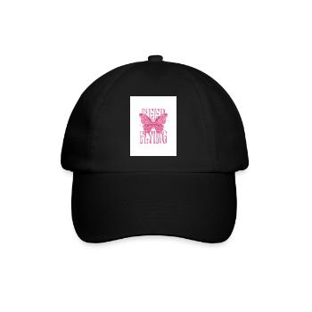 T-Shirt Girl Pink - Baseball Cap - black/black - Front
