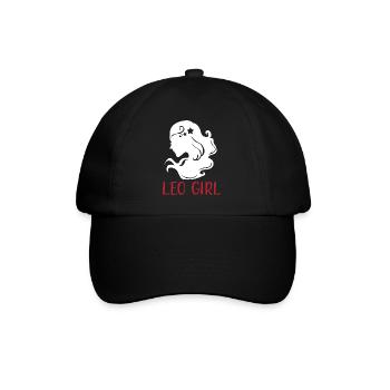 Sternzeichen Löwe - Baseballkappe - Schwarz/Schwarz - Vorne