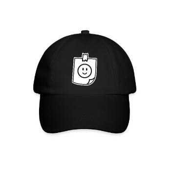 Ruban de notes joyeuses, bonne humeur. - Casquette classique - noir/noir - Devant