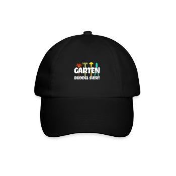 Garten Buddel Shirt Gärtner Gartenbau Gärtnern Gar - Baseballkappe - Schwarz/Schwarz - Vorne