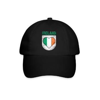 Irlande Drapeau Irlandais - Casquette classique - noir/noir - Devant