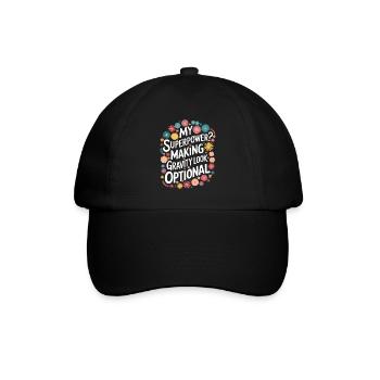 Turnen Turner Gymnastik - Baseballkappe - Schwarz/Schwarz - Vorne