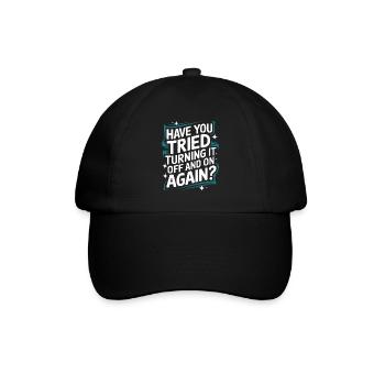 Technical Support Computer - Baseball Cap - black/black - Front