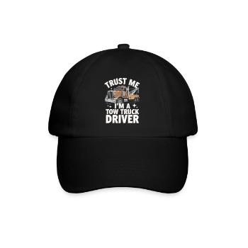Tow Truck Truck Tow Truck - Baseball Cap - black/black - Front