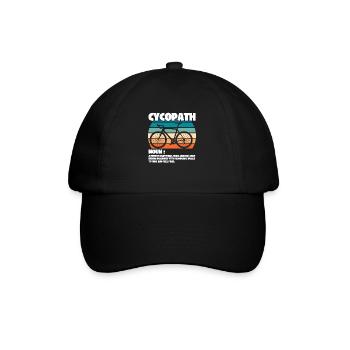 Cycliste cycliste Cycopath Nom - Casquette classique - noir/noir - Devant