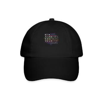 Nous sommes le peuple - Casquette classique - noir/noir - Devant