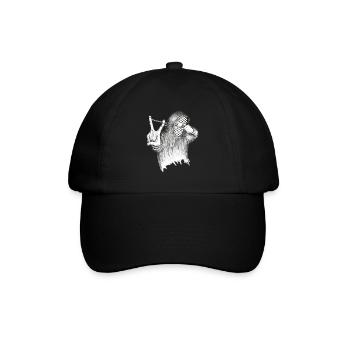GIrl in Gaza - Baseball Cap - black/black - Front
