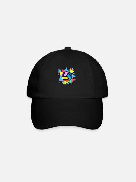 Volleyball Colorful - Baseball Cap - black/black