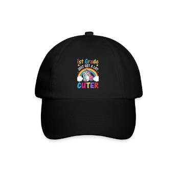 Bonjour Première année Rainbow Girls Boys Équipe d’enseignants - Casquette classique - noir/noir - Devant