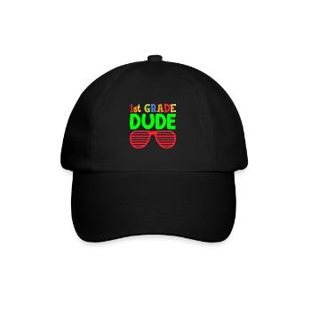 1. Klasse Dude Rainbow Girls Boys Teacher Team - Baseballkappe - Schwarz/Schwarz - Vorne