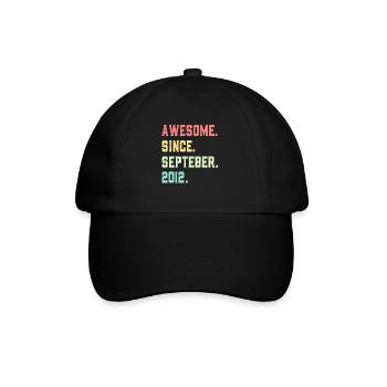 Génial depuis septembre 2012 - Casquette classique - noir/noir - Devant