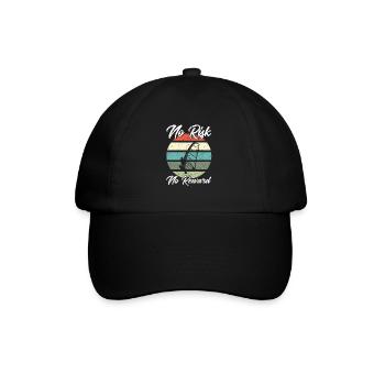 Surfer Windsurfer Windsurfen Surfen Geschenk - Baseballkappe - Schwarz/Schwarz - Vorne
