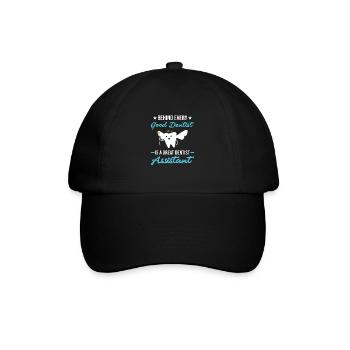 Hygienist Great Dental Assistant - Baseballkappe - Schwarz/Schwarz - Vorne