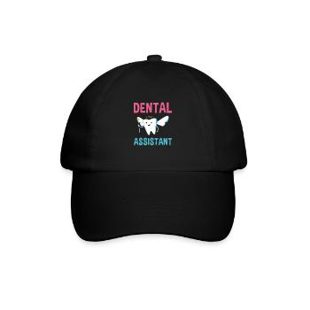 Hygienist Dental Assistant - Baseballkappe - Schwarz/Schwarz - Vorne